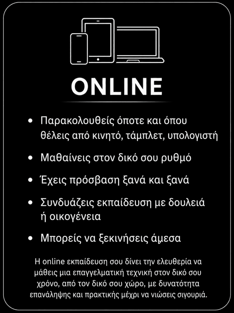 πλεονεκτηματα Online εκπαίδευσης